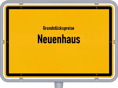 Grundstückspreise Neuenhaus - Ortsschild von Neuenhaus