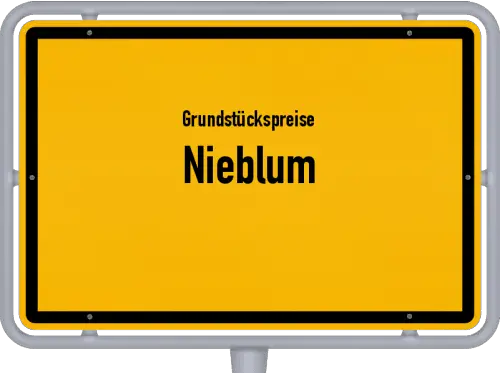 Grundstückspreise Nieblum - Ortsschild von Nieblum