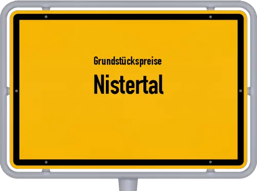 Grundstückspreise Nistertal - Ortsschild von Nistertal