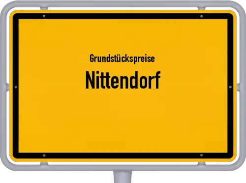 Grundstückspreise Nittendorf - Ortsschild von Nittendorf