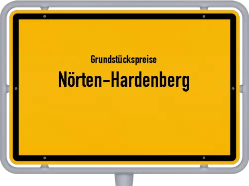 Grundstückspreise Nörten-Hardenberg - Ortsschild von Nörten-Hardenberg