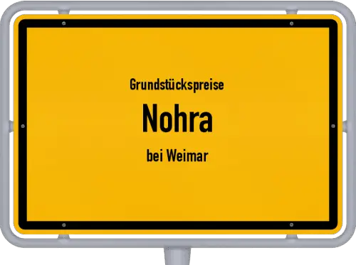 Grundstückspreise in Nohra (bei Weimar)