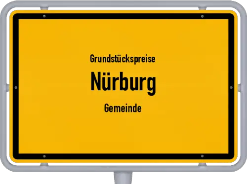 Grundstückspreise Nürburg (Gemeinde) - Ortsschild von Nürburg (Gemeinde)