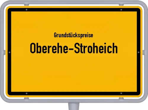 Grundstückspreise Oberehe-Stroheich - Ortsschild von Oberehe-Stroheich