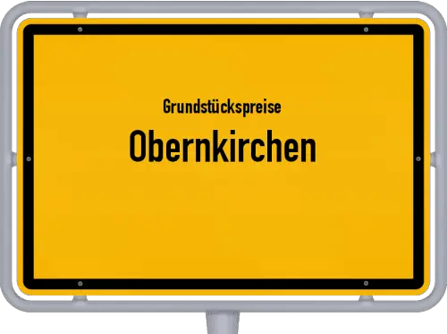 Grundstückspreise Obernkirchen - Ortsschild von Obernkirchen