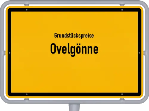 Grundstückspreise Ovelgönne - Ortsschild von Ovelgönne