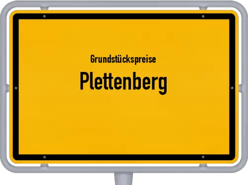 Grundstückspreise Plettenberg - Ortsschild von Plettenberg