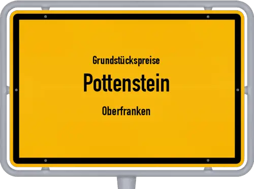Grundstückspreise Pottenstein (Oberfranken) - Ortsschild von Pottenstein (Oberfranken)