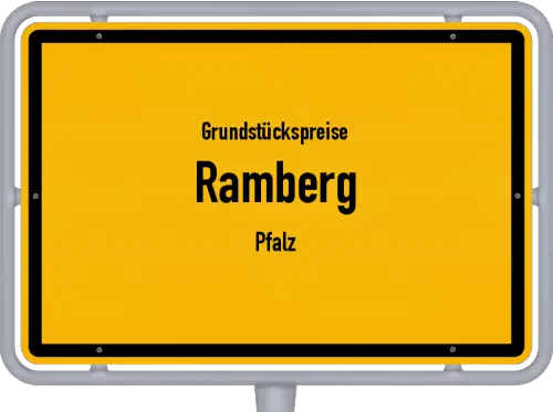 Grundstückspreise Ramberg (Pfalz) - Ortsschild von Ramberg (Pfalz)