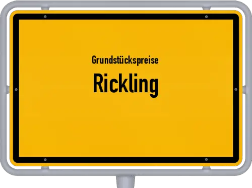 Grundstückspreise Rickling - Ortsschild von Rickling