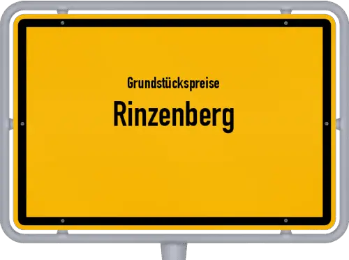 Grundstückspreise Rinzenberg - Ortsschild von Rinzenberg