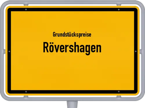 Grundstückspreise Rövershagen - Ortsschild von Rövershagen