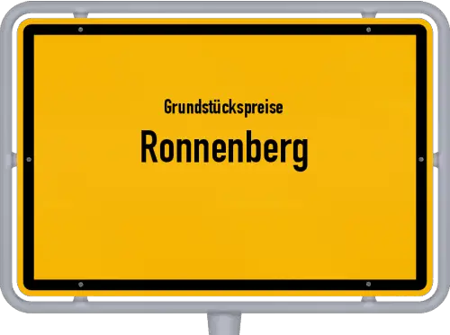 Grundstückspreise Ronnenberg - Ortsschild von Ronnenberg