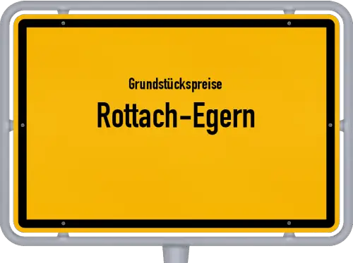 Grundstückspreise Rottach-Egern - Ortsschild von Rottach-Egern