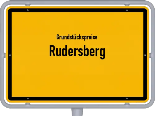 Grundstückspreise Rudersberg - Ortsschild von Rudersberg