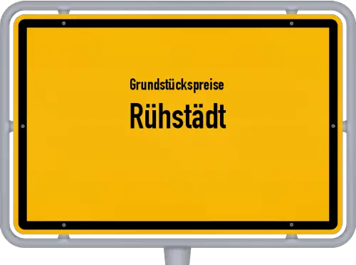 Grundstückspreise Rühstädt - Ortsschild von Rühstädt