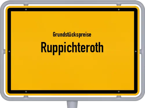 Grundstückspreise Ruppichteroth - Ortsschild von Ruppichteroth