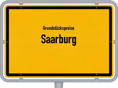 Grundstückspreise Saarburg - Ortsschild von Saarburg