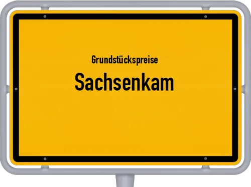 Grundstückspreise Sachsenkam - Ortsschild von Sachsenkam