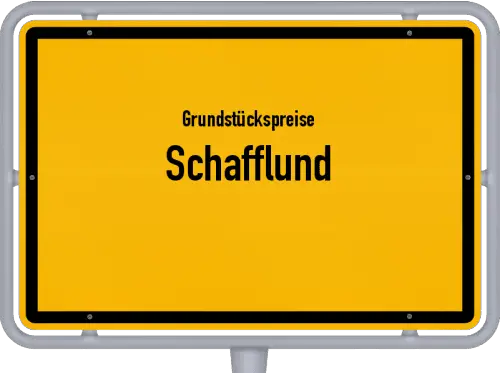 Grundstückspreise Schafflund - Ortsschild von Schafflund