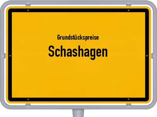 Grundstückspreise Schashagen - Ortsschild von Schashagen