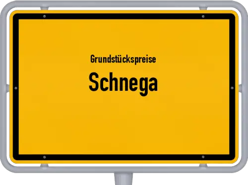 Grundstückspreise Schnega - Ortsschild von Schnega