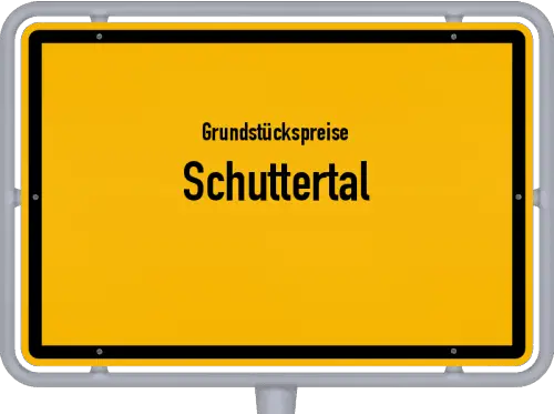 Grundstückspreise Schuttertal - Ortsschild von Schuttertal