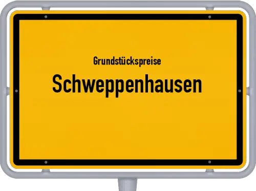 Grundstückspreise Schweppenhausen - Ortsschild von Schweppenhausen