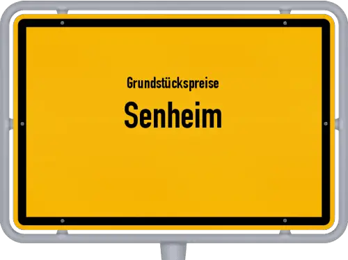 Grundstückspreise Senheim - Ortsschild von Senheim