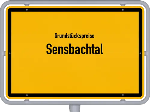 Grundstückspreise Sensbachtal - Ortsschild von Sensbachtal