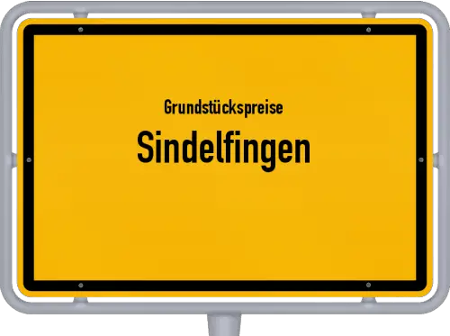 Grundstückspreise Sindelfingen - Ortsschild von Sindelfingen