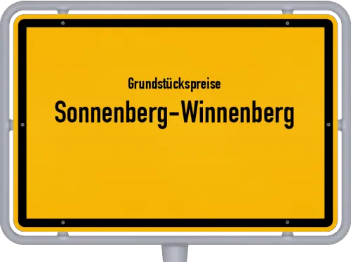 Grundstückspreise Sonnenberg-Winnenberg - Ortsschild von Sonnenberg-Winnenberg