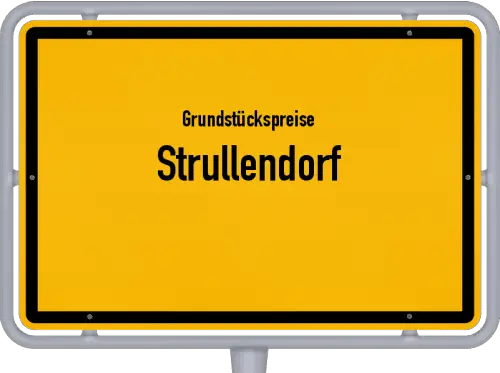 Grundstückspreise Strullendorf - Ortsschild von Strullendorf