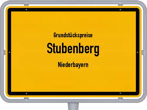 Grundstückspreise Stubenberg (Niederbayern) - Ortsschild von Stubenberg (Niederbayern)