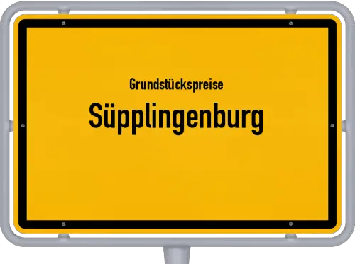 Grundstückspreise Süpplingenburg - Ortsschild von Süpplingenburg