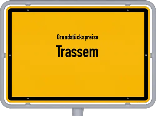 Grundstückspreise Trassem - Ortsschild von Trassem