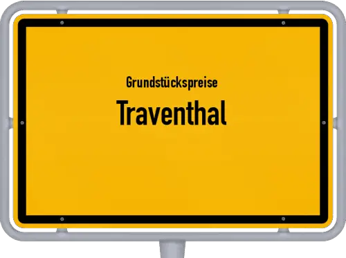 Grundstückspreise Traventhal - Ortsschild von Traventhal