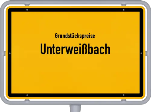 Grundstückspreise Unterweißbach - Ortsschild von Unterweißbach