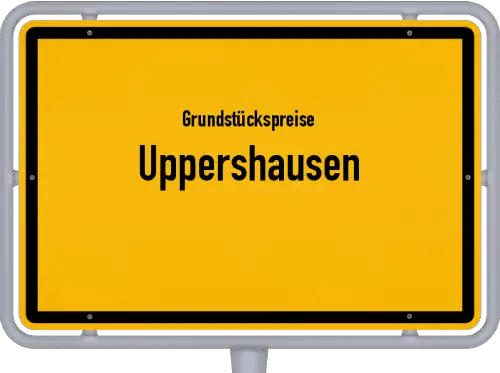 Grundstückspreise Uppershausen - Ortsschild von Uppershausen
