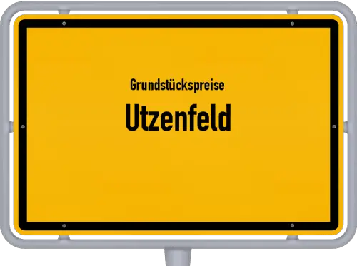 Grundstückspreise Utzenfeld - Ortsschild von Utzenfeld