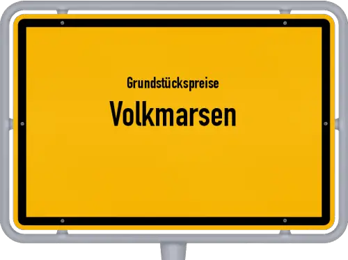 Grundstückspreise Volkmarsen - Ortsschild von Volkmarsen