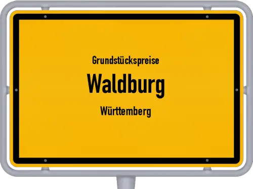 Grundstückspreise Waldburg (Württemberg) - Ortsschild von Waldburg (Württemberg)