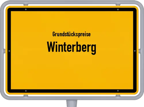 Grundstückspreise Winterberg - Ortsschild von Winterberg