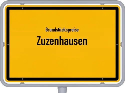Grundstückspreise Zuzenhausen - Ortsschild von Zuzenhausen